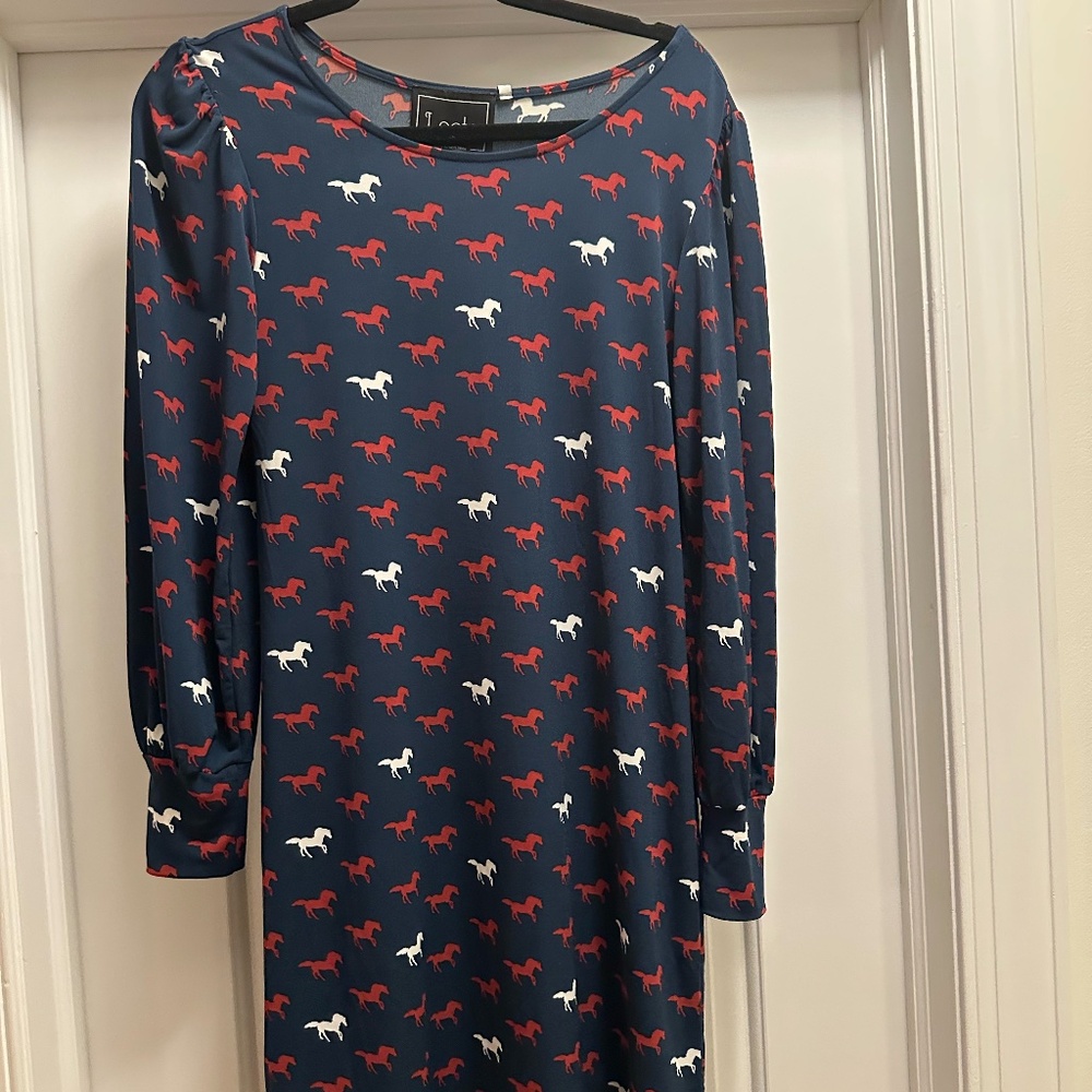Leota Horse Pattern/Print  Dress sz small